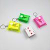 Funny Mini Playing Card Keychain Pendant Paper Craft Gift Travel Solitaire Prank Fun Small Board Game Toy Creative G