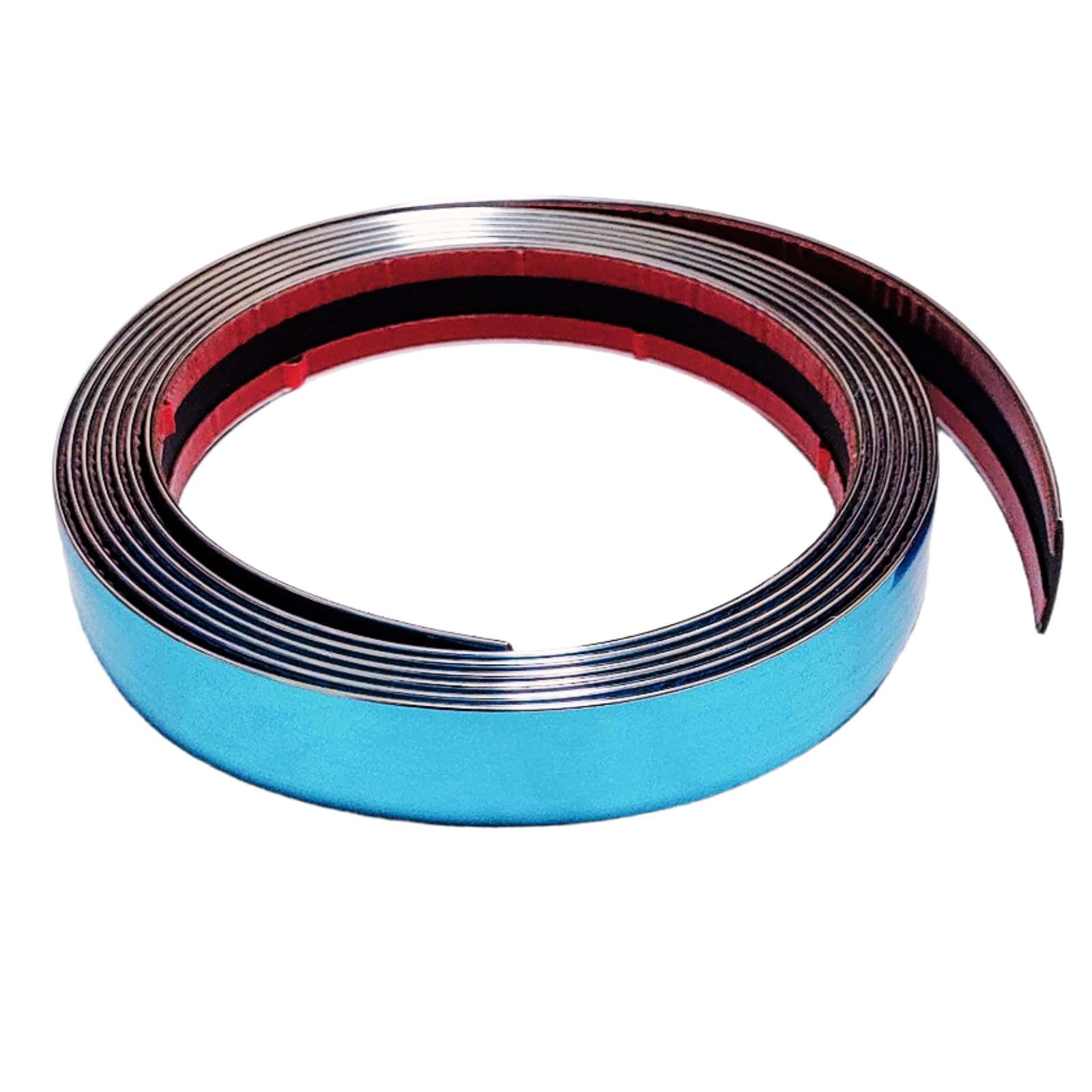 

FUKUMIDO Plated Mall for Cars, 16.4 ft (5 m), Car Door Mall Protector, Door Width 25mm серебряный