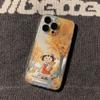 Cartoon cartoon Maruko suitable for iPhone16Promax mobile phone case 15 transparent 14 all-inclusive 13 girls