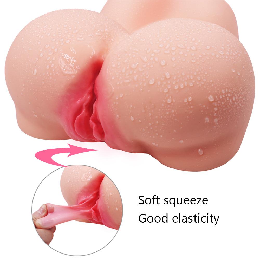 RUNYU Sexy sexy panenka z měkkého silikonu pro mužskou masturbaci