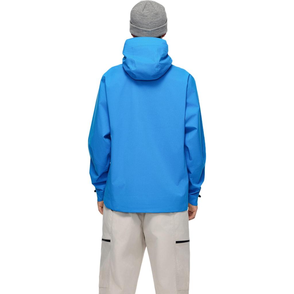 Anta Water Shell LT Windbreaker Series Solid Color Logo Zipper Hooded Sports Windbreaker Unisex Windbreaker Sky-Blue 952417605-4