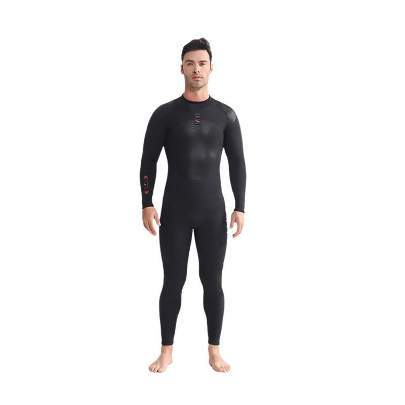 3mm Neopren Neoprenanzug Herren Damen Ganzkörper Langarm Mit Kapuze Tauchen Surfen Schnorcheln Badeanzug Warmwasser-Sportausrüstung