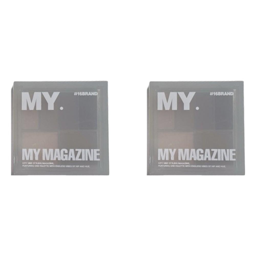 

16BRAND My Magazine Multi-Use Makeup Palette 7.1g Vol. 01 Seongsu Chic Look (1+1 Special Value Pack)
