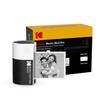 Kodak Memo Shot ERA Toy Instant Digital Label Printer Camera Body 10 Camera, (White, + Rolls)