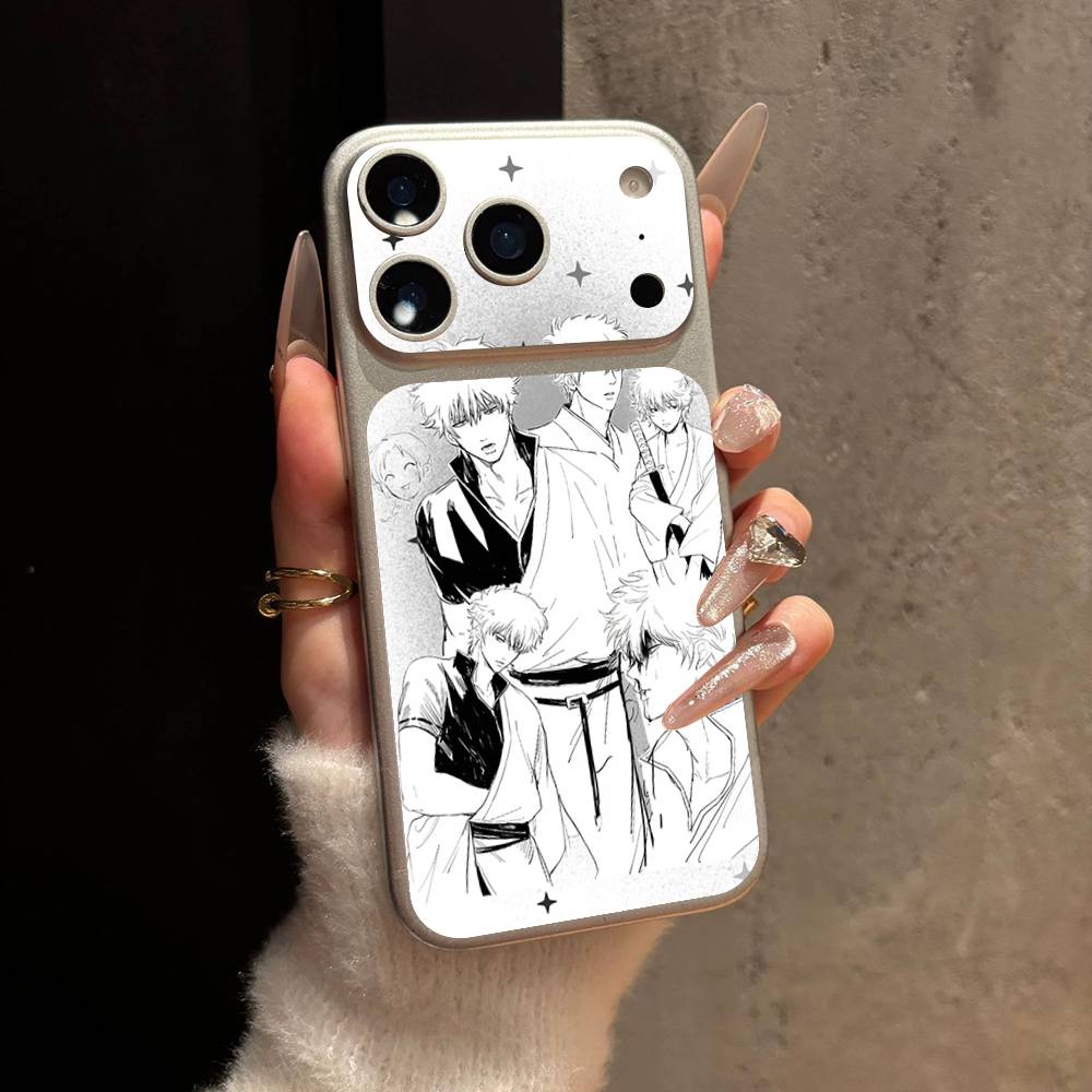 

G-GINTAMA Anime Wrap Sticker for iPhone17 pro/17pro max Phone Decal Skin Rear Protector Case Film Full Cover iPhone 17 Pro