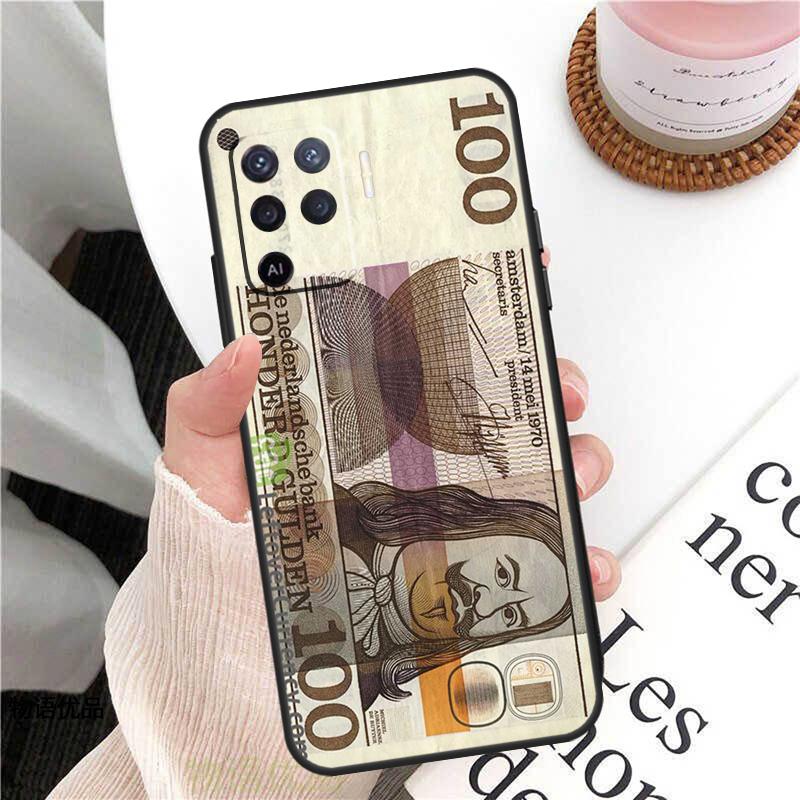 

Netherland Dutch Guilder Money Case For Oppo A18 A74 A57 A17 A77 A38 A58 A78 A98 A54 A94 A80 A60 A40 A96 A76 A16 A15 A5 Pro OPPO A60 4G