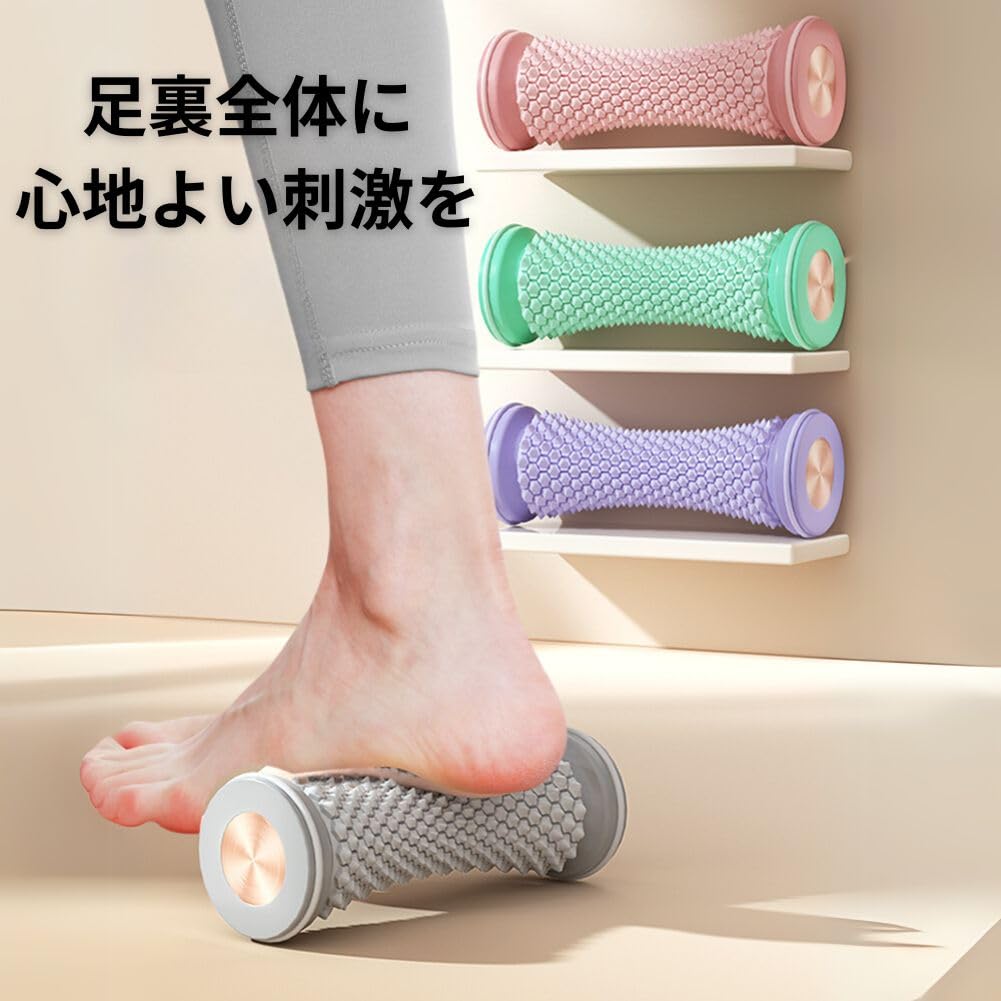 Foot Reflexology Roller for Full Foot Comfortable Relaxation At Compact Storage Care, Stimulation, Home, Unisex,