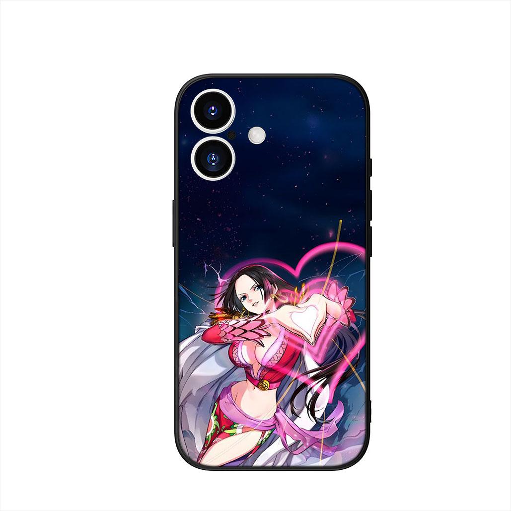 

Boa Hancock One Pieces Luffy Zoro Case for Motorola Moto G54 G05 G24 G55 G75 G85 G15 G57 G86 Power Edge 50 30 Fusion neo Pro Motorola Edge 50 Neo