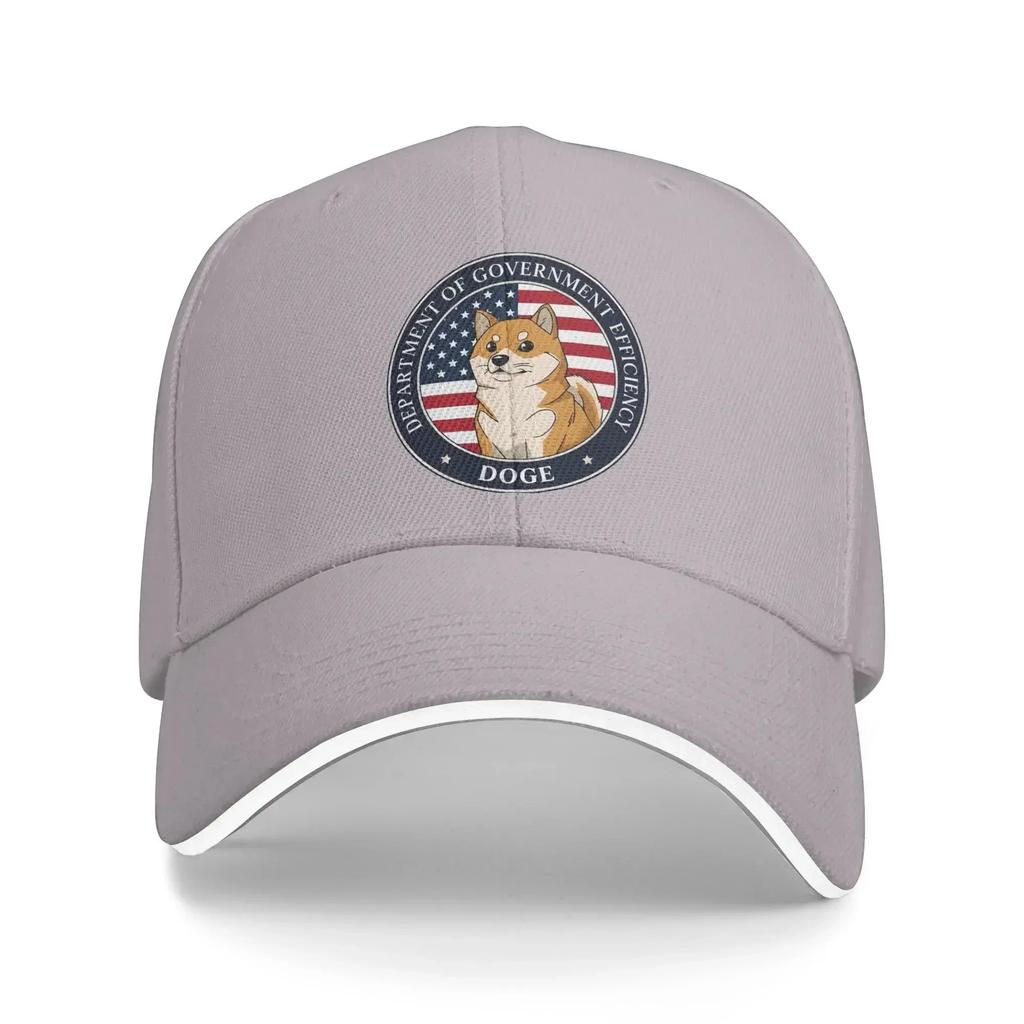 Summer Baseball Cap doge DEPARTUnisexT OF GOVERNUnisexT EFFICIENCY Wear For Unisex Trucker Cap Classic Sun Cap Adjustable Fit