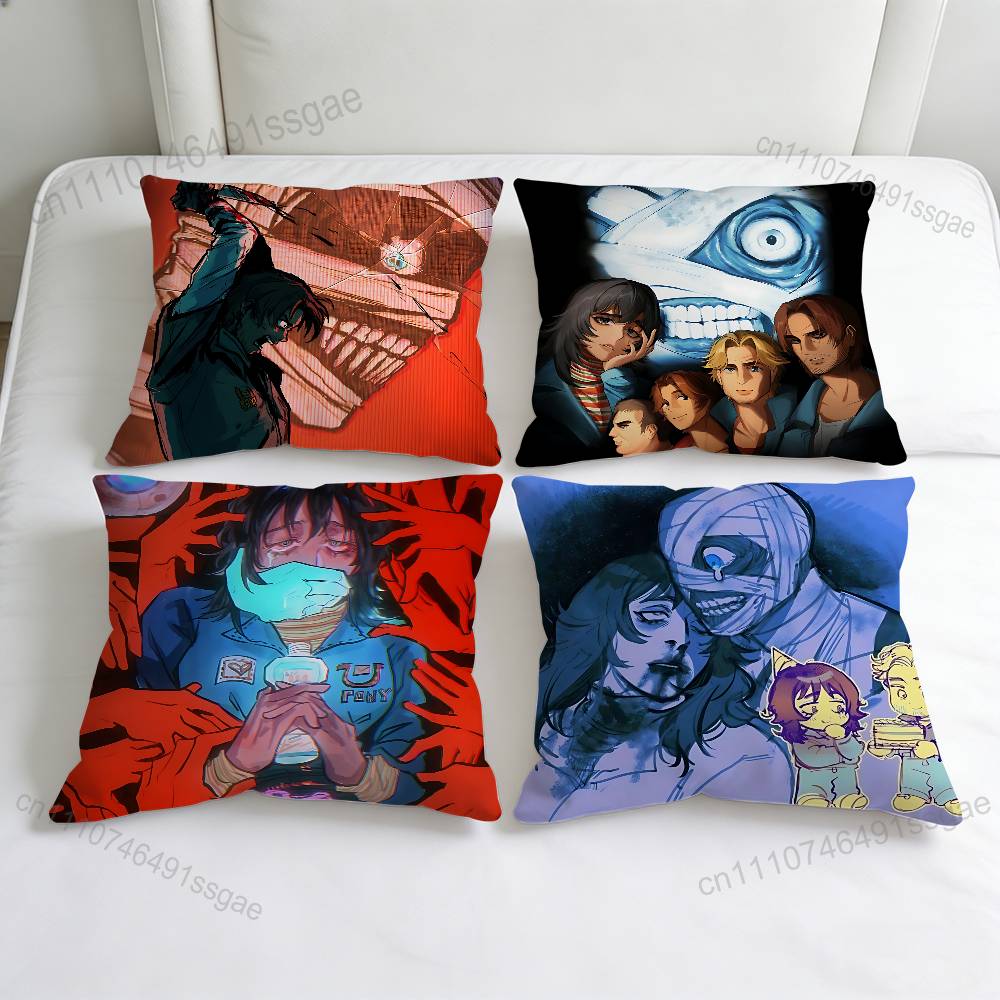 Hot Game Mouthwashing Fashion Square Pillow Case Durable Throw Pillow Cover for Sofa Couch Chair
