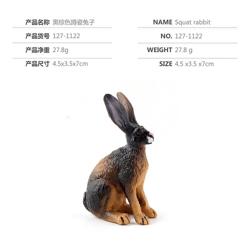 Lifelike Pvc Rabbit Figurine Collection Various Colors Ideal For Home Decor And Cakes