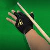 Rutschfester Drei-Finger-Handschuh Elastischer Billard-Trainingshandschuh Billardhandschuh Billardzubehör