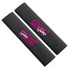 STI Car Emblem Seat Belt Seat Belt and Seat Belt Shoulders In Black Set of 2 Covers, Pads, Suede, (STI) [Used]