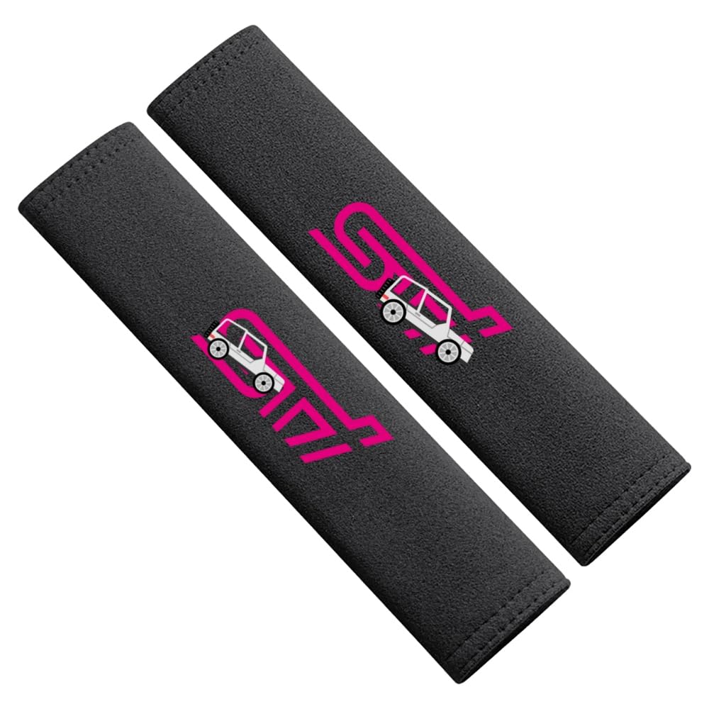 

STI Car Emblem Seat Belt Seat Belt and Seat Belt Shoulders in Black Set of 2 Covers, Pads, Suede, (STI) [Used]