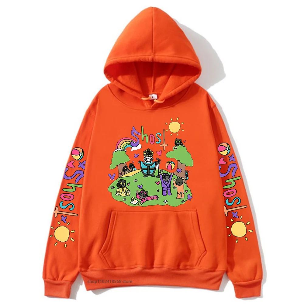 Ghost Music Band Graphic Hoodies Long Sleeve Mens Sweatshirts Hooded Streetwear Women Casual Male Kawaii Clothes