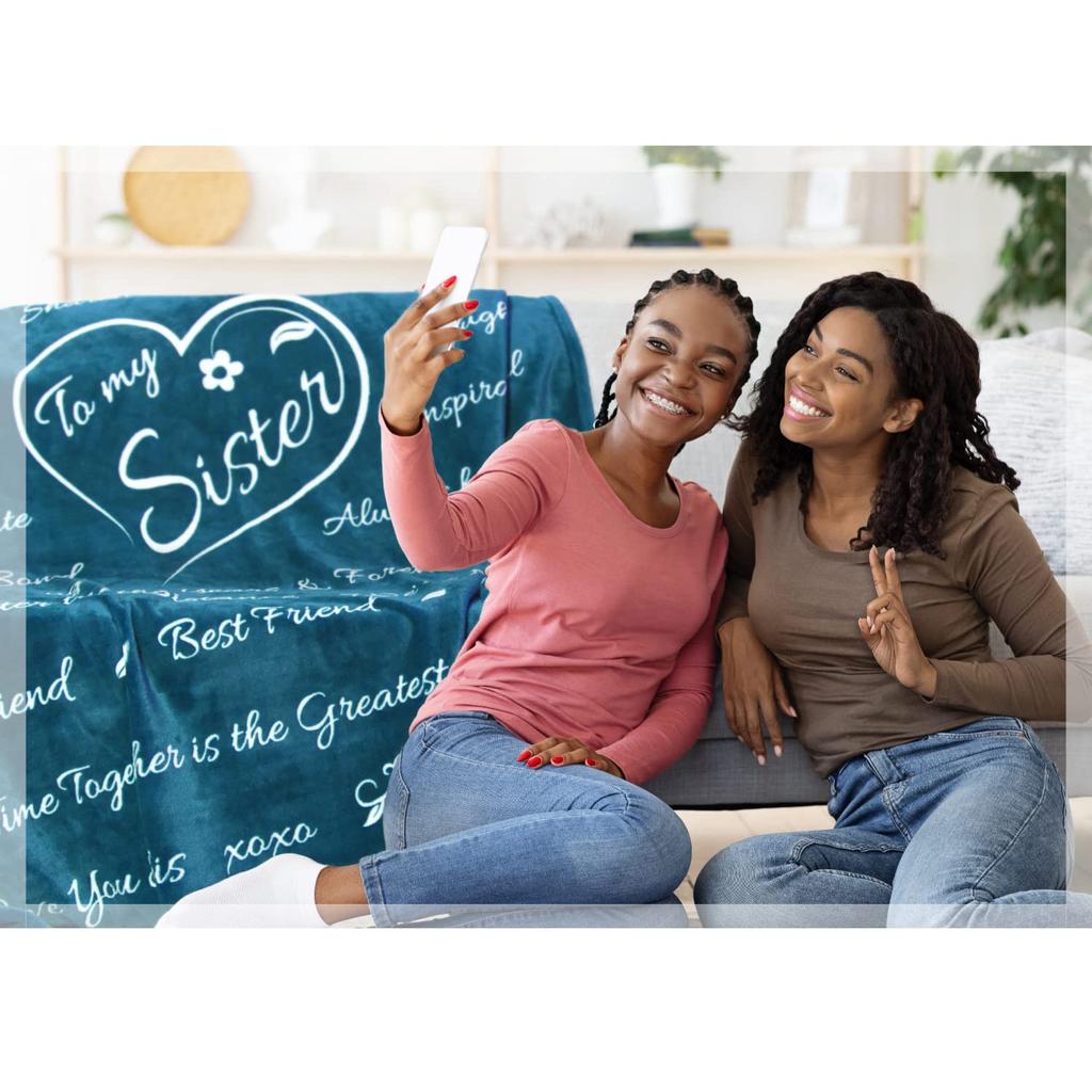 Prezenty dla siostry Kocyk od siostry Prezenty urodzinowe Szwagierka Brat Bday Siostry, które mają wszystko Prezenty Rzut kocem