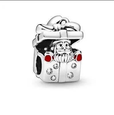 Authentic Copper Christmas Charm Bead Charms Santa Claus Reindeer Snowflake Bead Charms Compatible With Necklaces Bracelets Do It Yourself Gifts Fine
