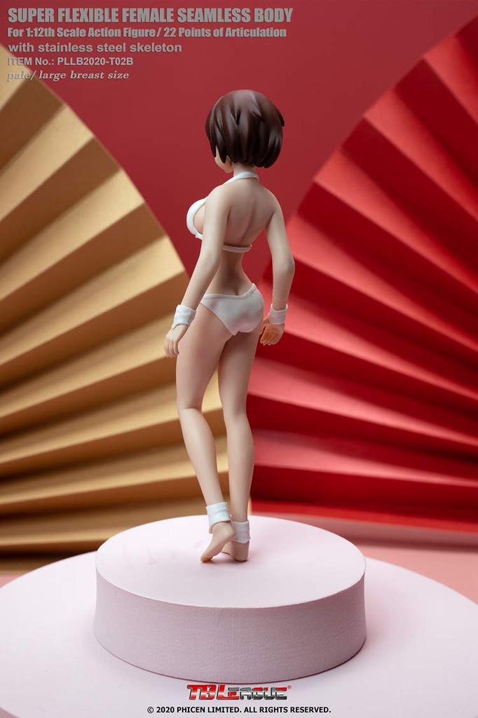 [TOYBARJAPAN] 1/12 Scale Action Figure TBLeague PLLB2020-T02B Cute Anime Girl Seamless Body with Bikini and Head, Full Set of Japanese Beauty
