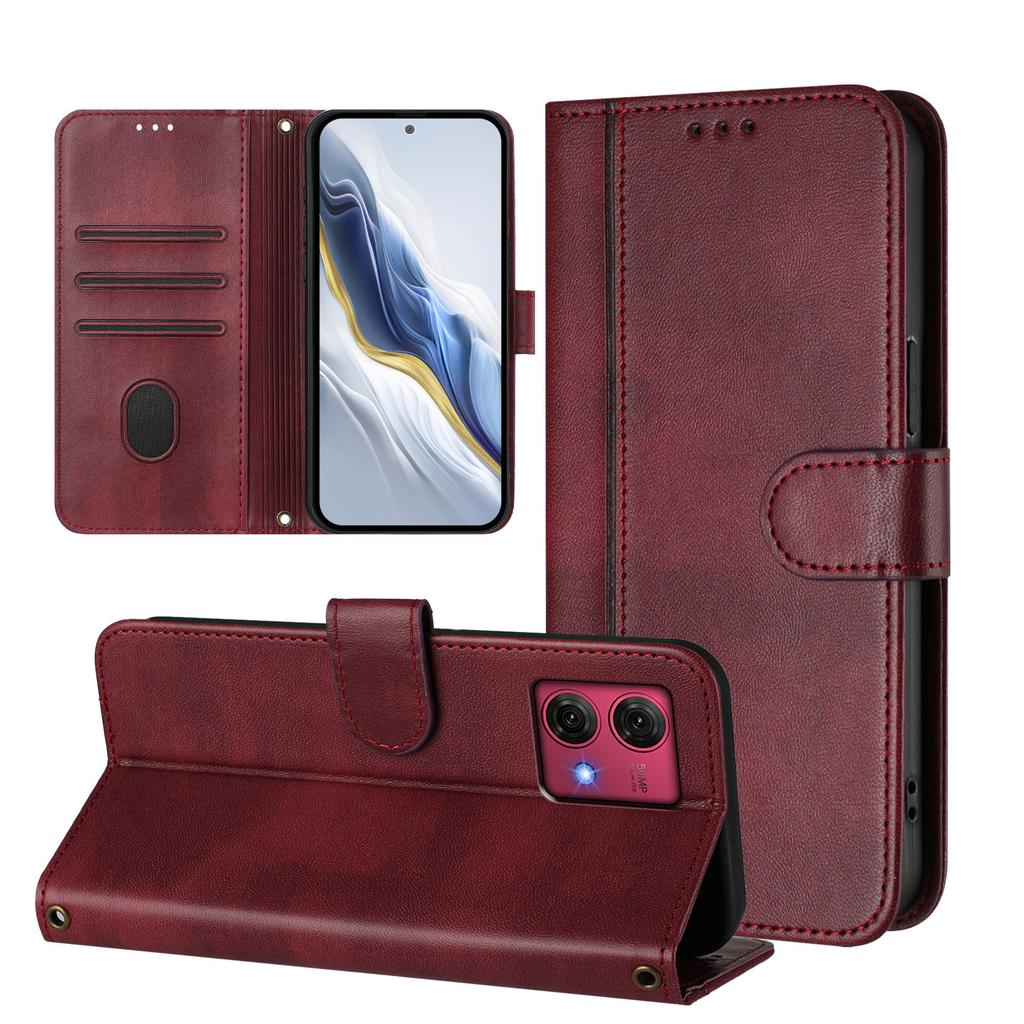 Wallet Flip Leather Phone Case For Motorola Moto G84 G64 G54 Power G54 G34 G24 Power G24 G14 G04s G04 G73 G53 G23 G13