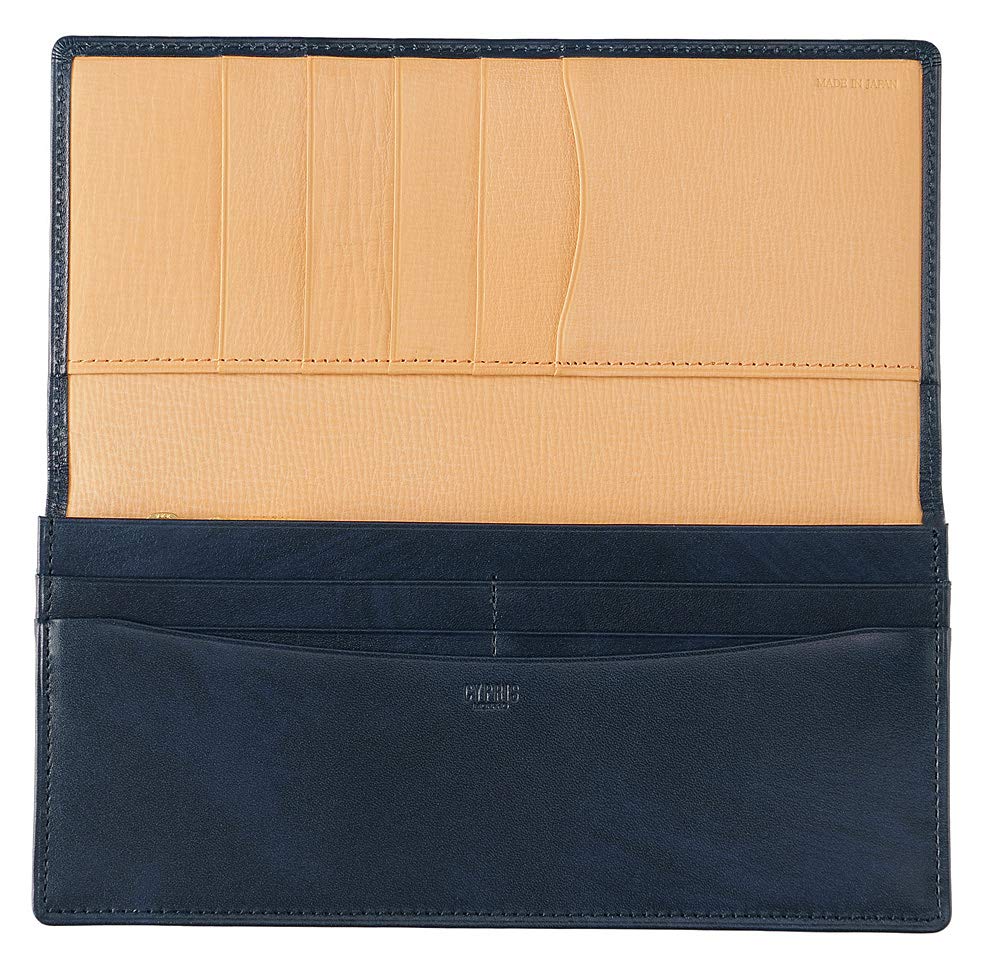 Cypris White Heron Leather Long Wallet with Flap Lid and Coin Open Day Birthday Boyfriend 8237 Purse, Gusset, Men's Gift, Father's Gift, Gift, Gift,