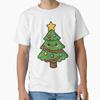 Men Casual Shirts Short Sleeves Cute Christmas Tree with Ornaments Shirt Anime Black Tees Oversized T-shirts