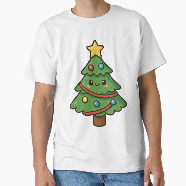 Men Casual Shirts Short Sleeves Cute Christmas Tree with Ornaments Shirt Anime Black Tees Oversized T-shirts