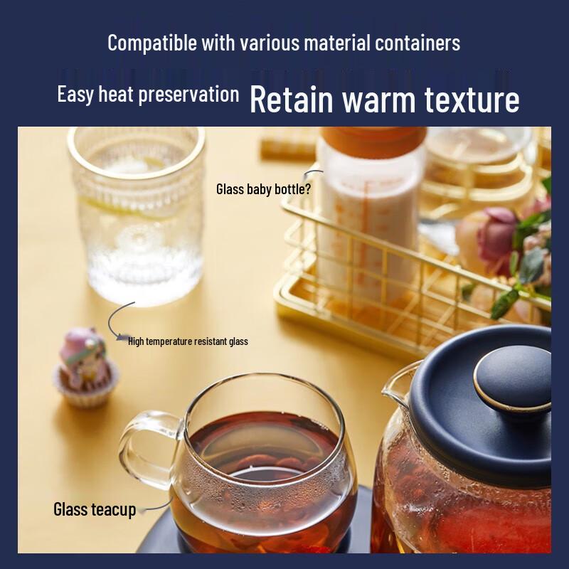 BEAR 0.8L Multifunction Glass Wellness Kettle CN Plug (adapter Included)