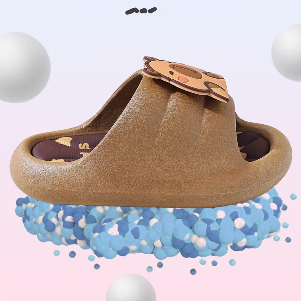 Capybara Home Shoes Non-slip Children's Slippers Cartoon Kids Slippers  for Boys and Girls