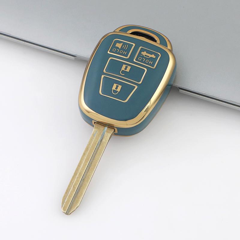 2/3/4 Buttons Tpu Car Key Cover Case For Toyota Camry Rav4 Corolla Tacoma Vios Prius C Highlander Anti-Scratch Protective Case