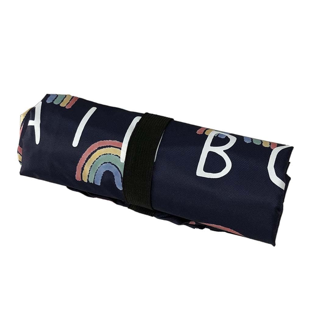 Haleiwa Happy Market Eco Bag Rainbow 4305 [Yubi] Thermal/Cold [Eco Bag, Stylish, Cute, Lightweight, Compact, Foldable, Cold, Pattern]