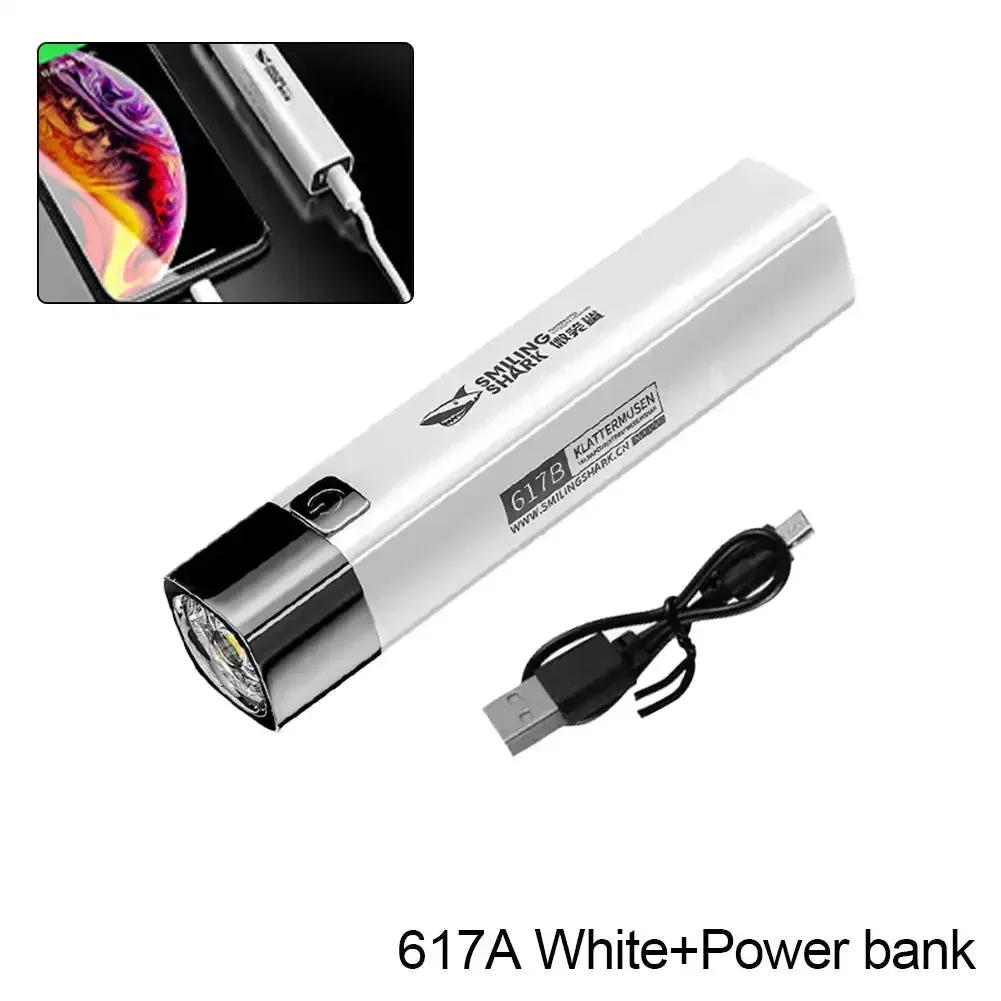 Mini Draagbare Super Heldere LED Zaklamp Huishoudelijke Lange Afstand Outdoor Waterdichte Verlichting Sterk Licht Klein Wit Flitslicht