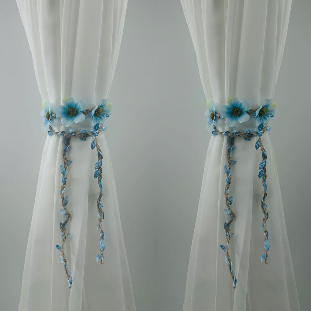 Fresh Wreath Curtain Strap Super Fairy Forest Flower Strap Decorative Strap Plant Vine Curtain Strap
