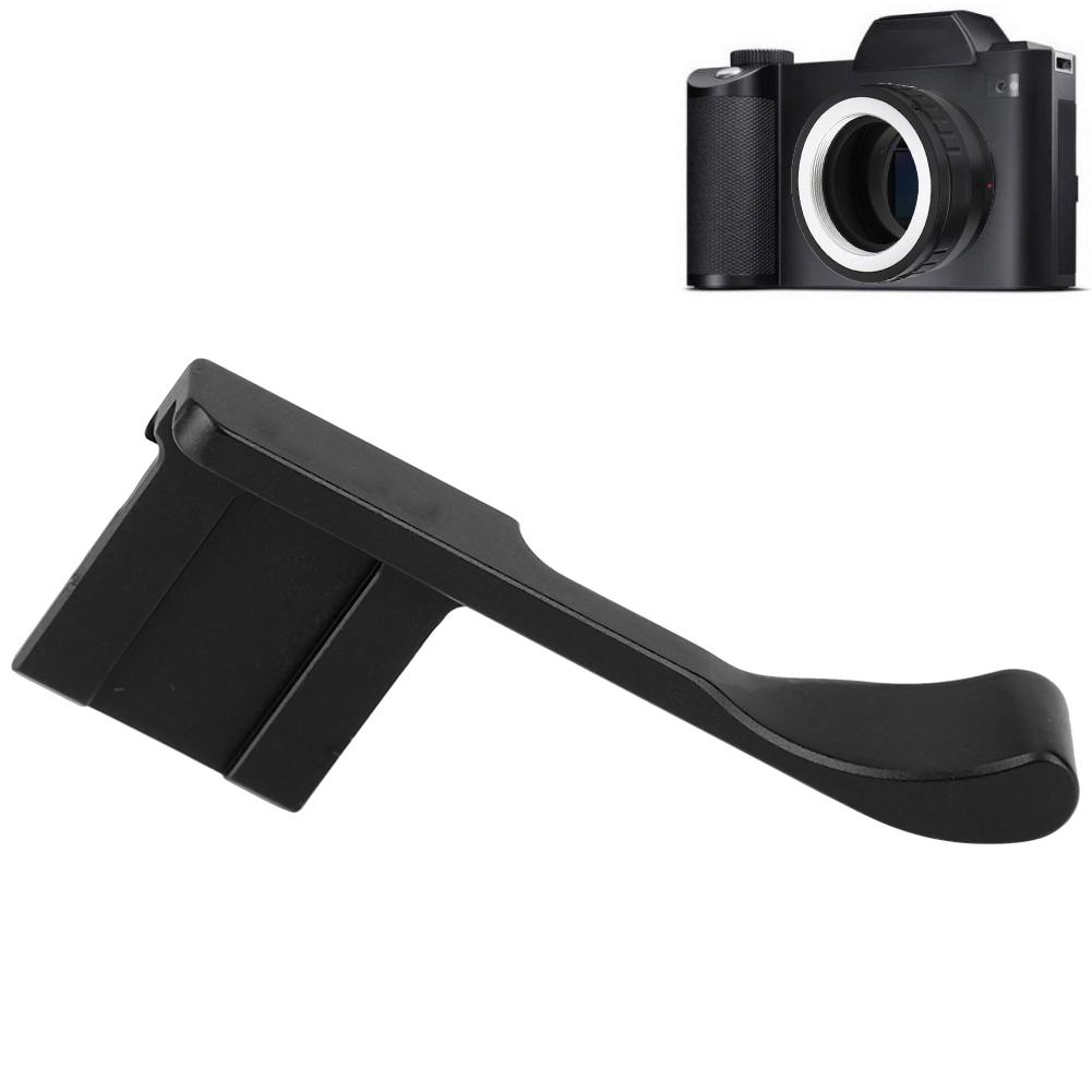 Aluminum Alloy Hot Shoe Thumb Up Hand Grip for Fuji X 100F X100T X A5 Mirrorless Camera (Black)