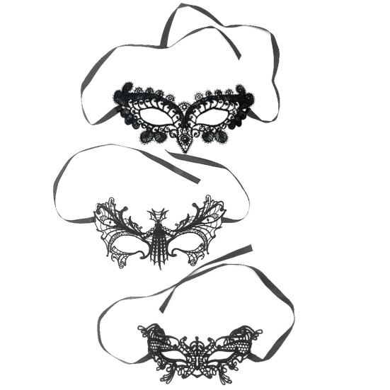 

3 шт. маска для глаз кружевная полая цветочная королева паук стиль вечеринка свидание валентинка танец удобная кожа открытая таинственная маска для вечеринки E