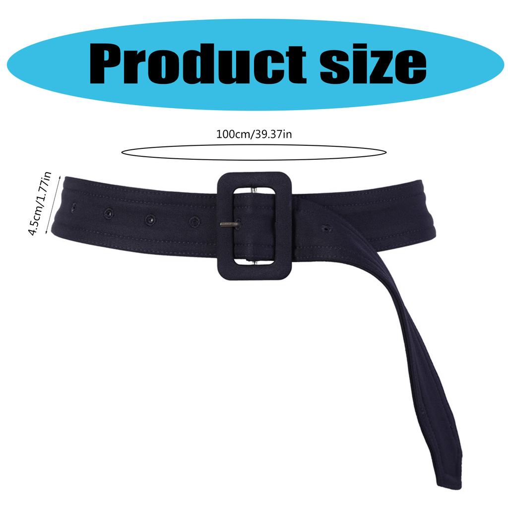 Women Wide Waist Belt Waistband Outerwear for Coat Windbreaker Multicolored Winter Coat Waist Belt with Buckle