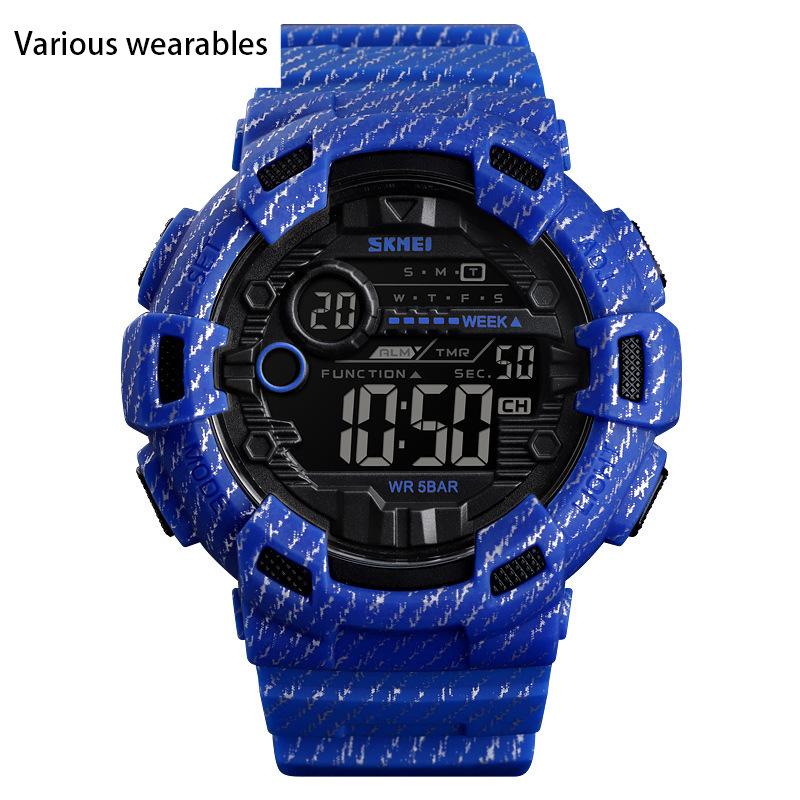 Multi-function Countdown New Men's Watch Waterproof Sport Military Camouflage Sport Electronic Watch for Men