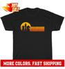 Vintage Retro Sunset Design Chess Player Chess Pieces TShirt Unisex Tee Gift
