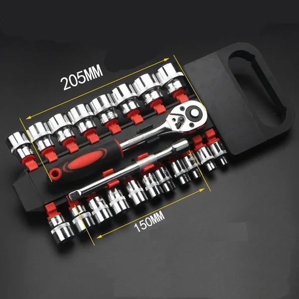 New Professional Wrench Socket 12 Set Hardware Car Boat Motorcycle Bicycle Repair Tool Tools Set Professional