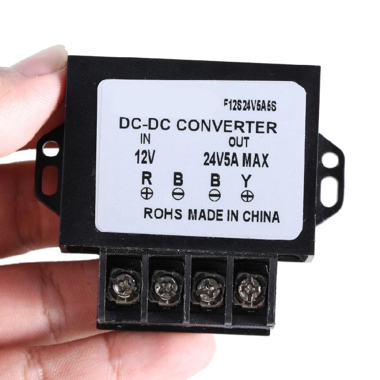 24V auf 12V 5A 120W Spannungsregler Step-Up Netzteil Konverter Wasserdicht Robuster Konverter für Auto LKW