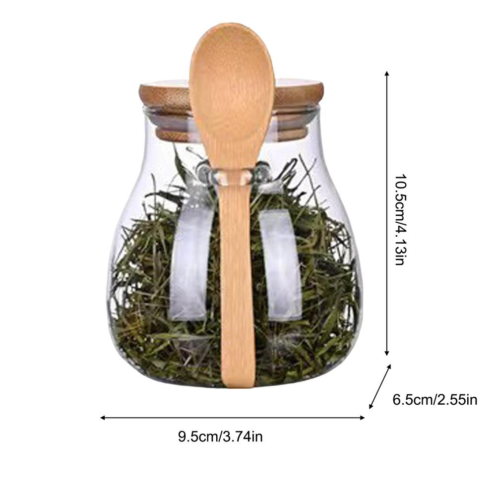 Airtight Food Containers Hermetic Containers for Food Glass Jar with Lid Sugar and Tea Cans Condiment Containers Kitchen Supply