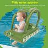 Inflatable Tank Pool Float for 1 To 3 Years Old Toddler PVC Swim Float Pool Tank Toy with Water Squirter for Summer Lake Beach Party