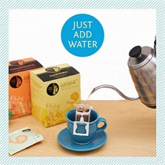 Blue Tokai Coffee Roasters Easy Pour Over Coffee Drip Bags|Jacaranda Blend -Medium Dark Roast|Pack Of 5| Ready To Brew In 2 Mins|,55 Grams