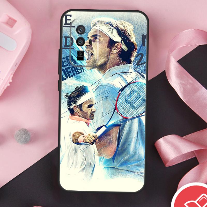 Tennis Roger Federer RF Case For Xiaomi 13T 11T 12T Pro 12 Lite 13 14 Ultra POCO F6 F5 M6 X3 X5 X6 Pro F3 M5s Cover