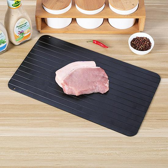 Rapid Defrost Aluminum Alloy Thawing Tray for Seafood and Steak – Locks In Nutrition