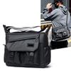 Square Nylon Postman Bag Large Capacity Casual Messenger Bag Versatile Men Crossbody Bag  Outdoor
