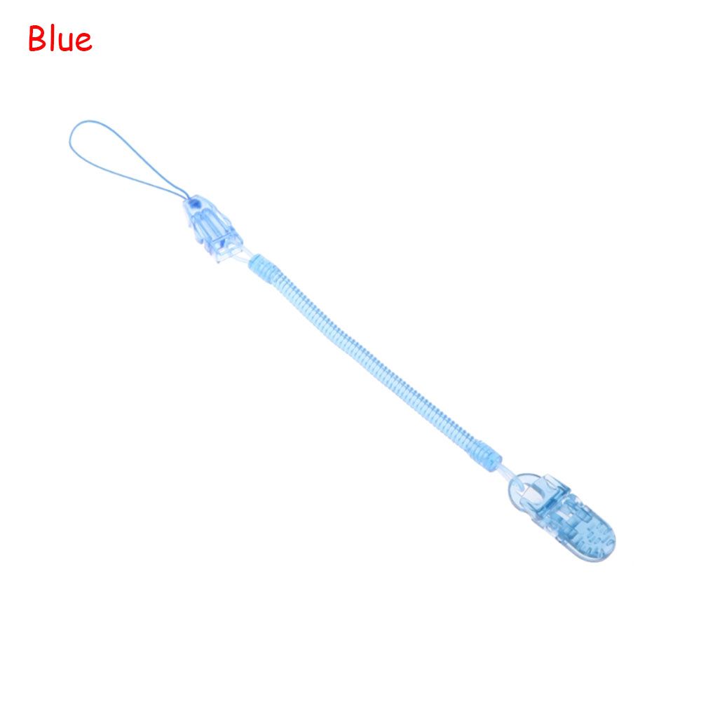1PC Anti-lost Chain Chew Toy Soother Nipple Strap Pacifier Chain Baby Teething Dummy Clips