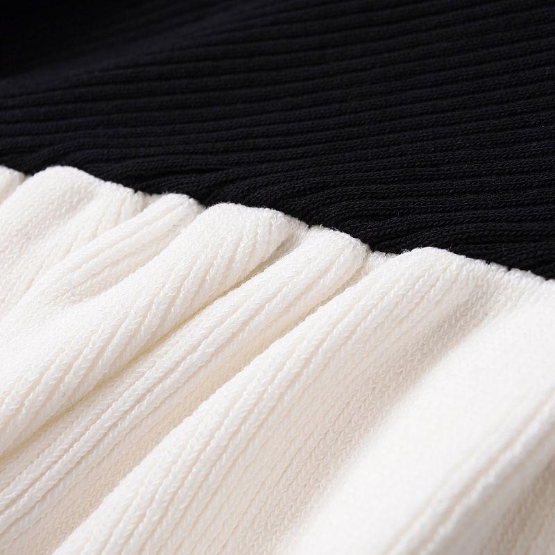 Kaslead New Women Clothes Western Style Contrast Color Design Warp Knitting Sleeveless Round Neck Top 4770185 084