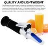 TEKCOPLUS Brix Automatic Temperature Handheld Refractometer for and Home Includes a Free USB LED Light and Japanese Instruction Manual Refractometer,