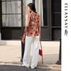 ELLASSAY Women's White Straight-Leg Jeans