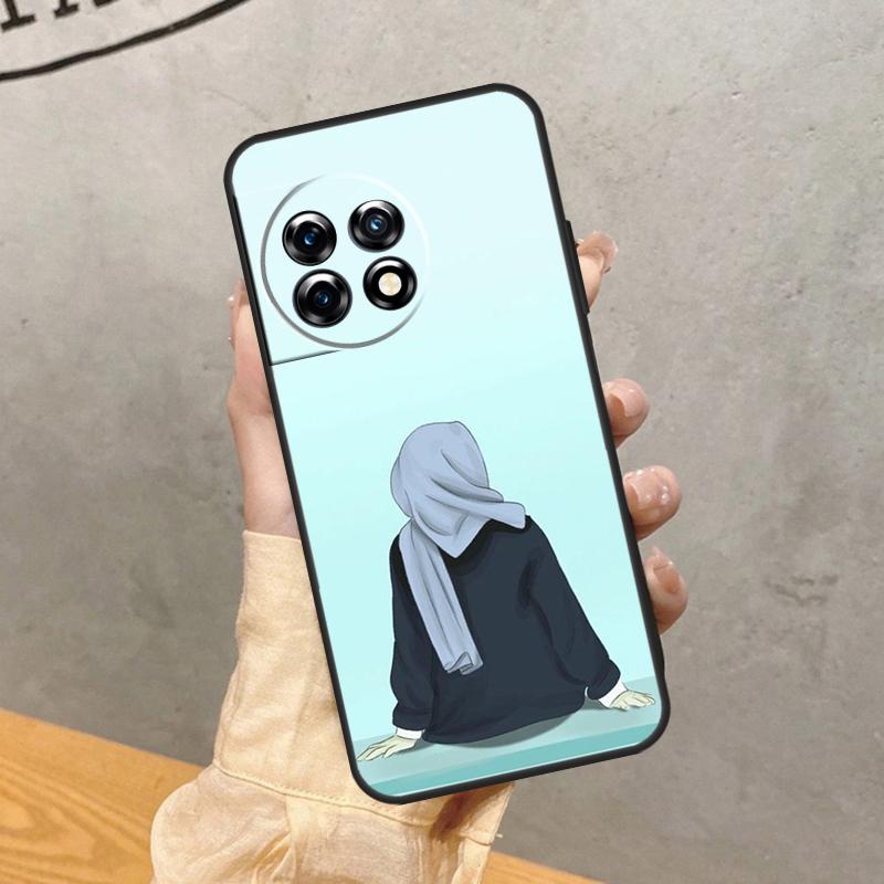 

Islamic Hijab Girl Queen Case For OnePlus 15 15R 13 13R 13T 12 12R 11 10 10R 10T 8T Nord 5 CE 4 2 3 Lite N20 N30 Cover OnePlus 15
